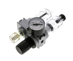 FRL 2-Delig G1/8'' 700l/min 0.1-3.0bar/1-44psi Semi-Auto 40 mm Manometer Polycarbonaat Multifix 0