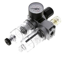 FRL 2-Delig G1/4'' 700l/min 0.5-10.0bar/7-145psi Semi-Auto 40 mm Manometer Polycarbonaat Multifix 0