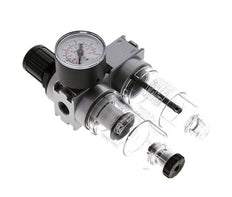 FRL 2-Delig G1/4'' 700l/min 0.2-6.0bar/3-87psi Semi-Auto 40 mm Manometer Polycarbonaat Multifix 0
