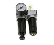 FRL 2-Delig G1/4'' 700l/min 0.5-10.0bar/7-145psi Semi-Auto 40 mm Manometer Metaal Multifix 0