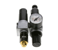 FRL 2-Delig G1/8'' 700l/min 0.5-10.0bar/7-145psi Semi-Auto 40 mm Manometer Metaal Multifix 0