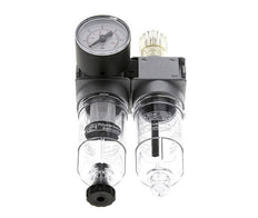 FRL 2-Delig G1/8'' 700l/min 0.1-3.0bar/1-44psi Semi-Auto 40 mm Manometer Polycarbonaat Multifix 0