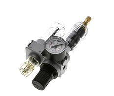 FRL 2-Delig G1/8'' 700l/min 0.5-10.0bar/7-145psi Auto 40 mm Manometer Polycarbonaat Multifix 0