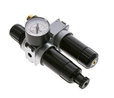 FRL 2-Delig G1/8'' 700l/min 0.5-10.0bar/7-145psi Semi-Auto 40 mm Manometer Metaal Multifix 0