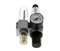 FRL 2-Delig G1/4'' 700l/min 0.5-10.0bar/7-145psi Semi-Auto 40 mm Manometer Polycarbonaat Multifix 0