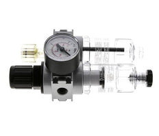 FRL 2-Delig G1/4'' 700l/min 0.5-10.0bar/7-145psi Semi-Auto 40 mm Manometer Polycarbonaat Multifix 0
