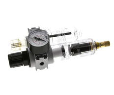 FRL 2-Delig G1/8'' 700l/min 0.5-10.0bar/7-145psi Auto 40 mm Manometer Polycarbonaat Multifix 0