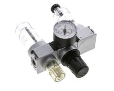 FRL 3-Delig G1/4'' 750l/min 0.5-10.0bar/7-145psi Semi-Auto 40 mm Manometer Polycarbonaat Multifix 0
