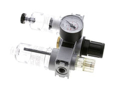 FRL 3-Delig G1/4'' 750l/min 0.5-10.0bar/7-145psi Semi-Auto 40 mm Manometer Polycarbonaat Multifix 0