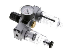 FRL 3-Delig G1/8'' 750l/min 0.2-6.0bar/3-87psi Semi-Auto 40 mm Manometer Polycarbonaat Multifix 0