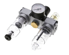 FRL 3-Delig G1/8'' 750l/min 0.2-6.0bar/3-87psi Semi-Auto 40 mm Manometer Polycarbonaat Multifix 0