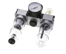 FRL 3-Delig G1/8'' 750l/min 0.5-10.0bar/7-145psi Semi-Auto 40 mm Manometer Polycarbonaat Multifix 0