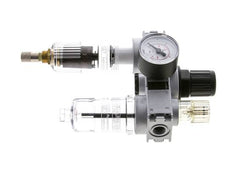 FRL 3-Delig G1/4'' 750l/min 0.5-10.0bar/7-145psi Auto (Gesloten Zonder Druk) 40 mm Manometer Polycarbonaat Multifix 0