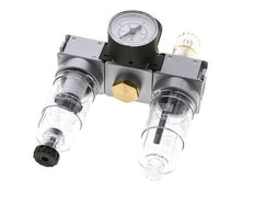 FRL 3-Delig G1/4'' 750l/min 0.5-10.0bar/7-145psi Semi-Auto 40 mm Manometer Polycarbonaat Multifix 0