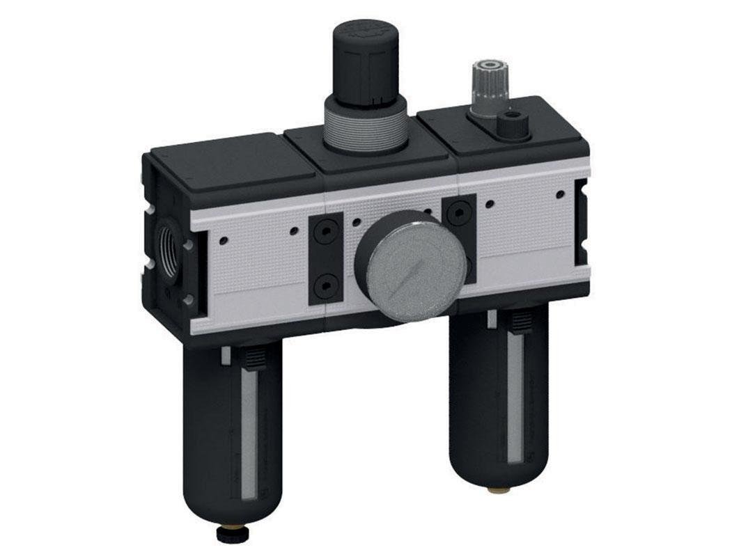 FRL G1'' 12000l/min 0.2-6.0bar/3-87psi Multifix 4