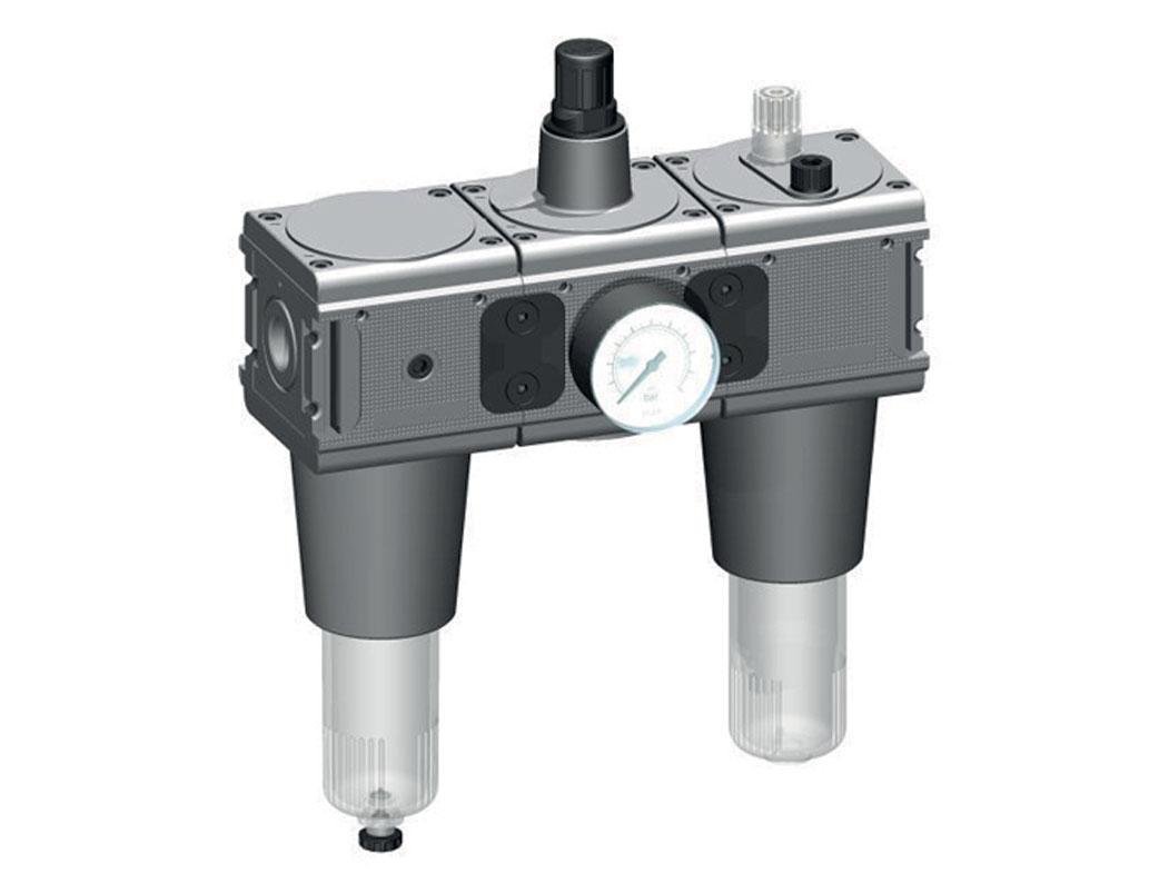 FRL 3-Delig G3/4'' 13500l/min 0.2-6.0bar/3-87psi Semi-Auto Metal Multifix 5