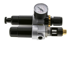 FRL 2-Delig G1/4'' 350l/min 0.5-10.0bar/7-145psi Semi-Auto Metalen Standaard 0