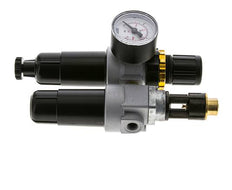 FRL 2-Delig G1/8'' 350l/min 0.5-10.0bar/7-145psi Semi-Auto Metalen Standaard 0