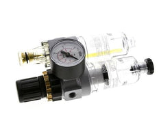 FRL 2-Delig G1/8'' 350l/min 0.5-16.0bar/7-232psi Semi-Automatisch Polycarbonaat Standaard 0