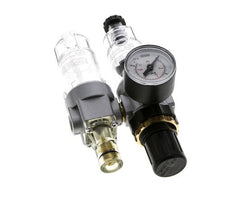 FRL 2-Delig G1/4'' 350l/min 0.5-10.0bar/7-145psi Semi-Automatisch Polycarbonaat Standaard 0