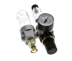 FRL 2-Delig G1/4'' 350l/min 0.5-6.0bar/7-87psi Semi-Automatisch Polycarbonaat Standaard 0