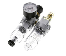 FRL 2-Delig G1/8'' 350l/min 0.5-6.0bar/7-87psi Semi-Automatisch Polycarbonaat Standaard 0