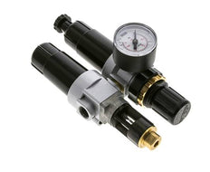 FRL 2-Delig G1/4'' 350l/min 0.5-10.0bar/7-145psi Semi-Auto Metalen Standaard 0