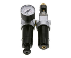 FRL 2-Delig G1/4'' 350l/min 0.5-10.0bar/7-145psi Semi-Auto Metalen Standaard 0