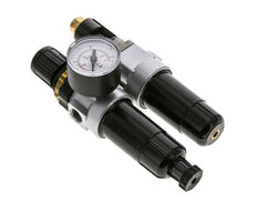 FRL 2-Delig G1/4'' 350l/min 0.5-10.0bar/7-145psi Semi-Auto Metalen Standaard 0
