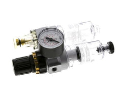 FRL 2-Delig G1/8'' 350l/min 0.5-6.0bar/7-87psi Semi-Automatisch Polycarbonaat Standaard 0