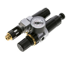 FRL 2-Delig G1/4'' 350l/min 0.5-10.0bar/7-145psi Semi-Auto Metalen Standaard 0