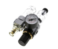 FRL 2-Delig G1/4'' 350l/min 0.5-6.0bar/7-87psi Semi-Automatisch Polycarbonaat Standaard 0