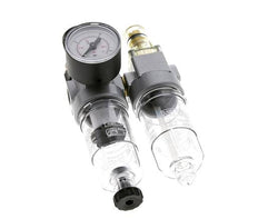 FRL 2-Delig G1/4'' 350l/min 0.5-10.0bar/7-145psi Semi-Automatisch Polycarbonaat Standaard 0