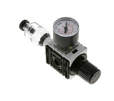 Filter-Regelaar G1/4'' 1000l/min 0,5-8,0bar/7-116psi 40 mm Manometer Futura 0