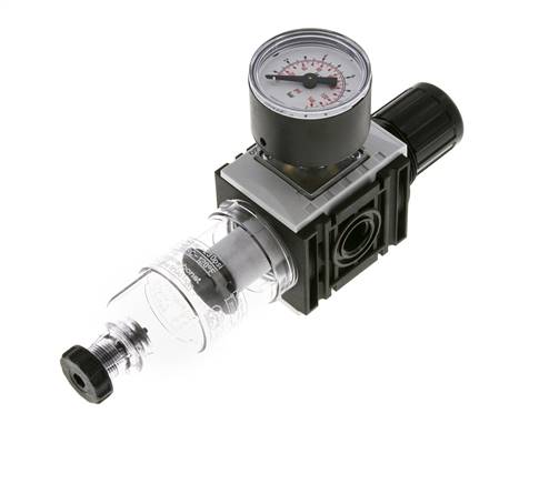 Filter-Regelaar G1/4'' 1000l/min 0,5-8,0bar/7-116psi 40 mm Manometer Futura 0