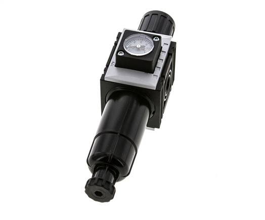 Filter-Regelaar G1/4'' 1000l/min 0.5-8.0bar/7-116psi Futura 0