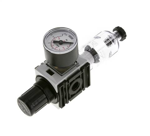 Filter-Regelaar G1/4'' 1000l/min 0,2-4,0bar/3-58psi 40 mm Manometer Futura 0