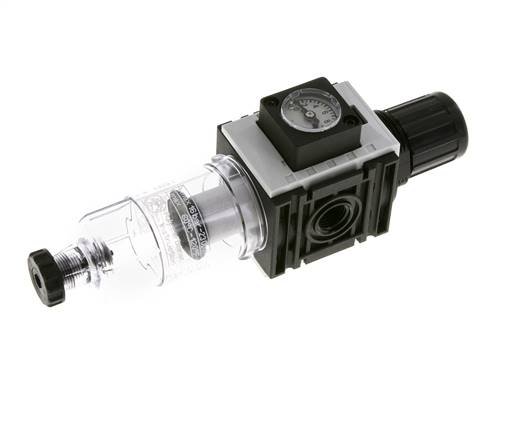 Filter-Regelaar G1/4'' 1000l/min 0.5-10.0bar/7-145psi Futura 0
