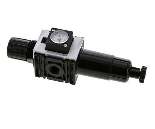 Filter-Regelaar G1/4'' 1000l/min 0.5-8.0bar/7-116psi Futura 0