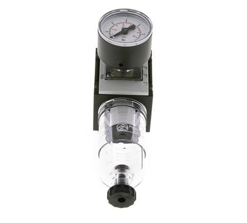Filter-Regelaar G1/4'' 1000l/min 0,2-4,0bar/3-58psi 40 mm Manometer Futura 0