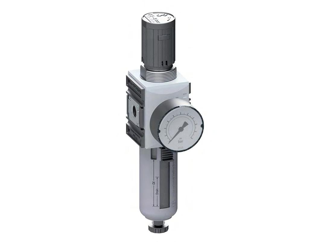 Filter-Regelaar G3/8'' 2500l/min 0.5-16.0bar/7-232psi Futura 1