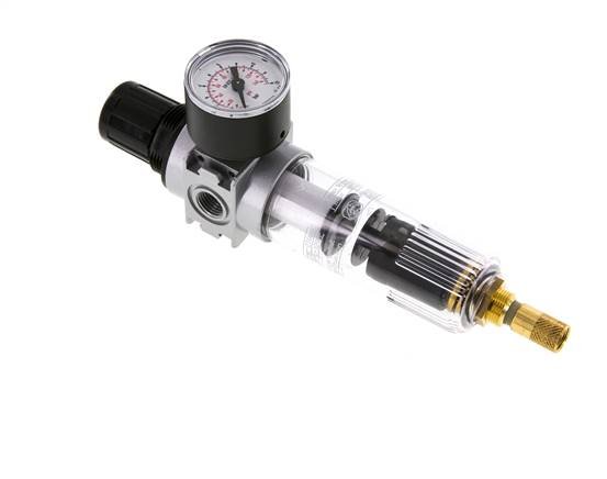 Filter-Regelaar G1/4'' 1450l/min 0.2-6.0bar/3-87psi 40 mm Manometer Multifix 0