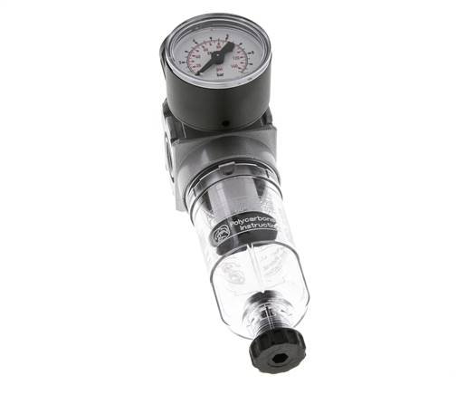 Filter-Regelaar G1/4'' 1450l/min 0.2-6.0bar/3-87psi 40 mm Manometer Multifix 0