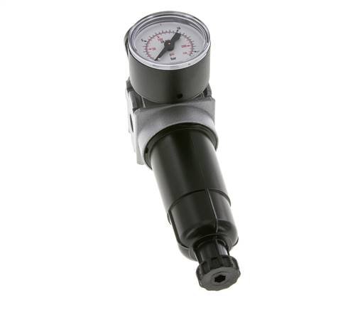 Filter-Regelaar G1/8'' 1450l/min 0,5-10,0bar/7-145psi 40 mm Manometer Multifix 0