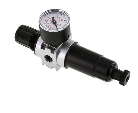 Filter-Regelaar G1/4'' 1450l/min 0.2-6.0bar/3-87psi 40 mm Manometer Multifix 0