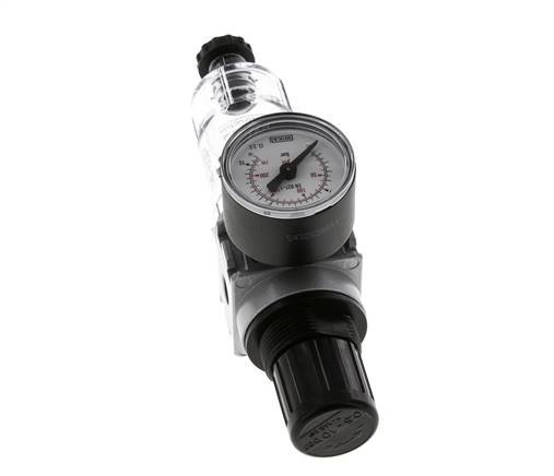 Filter-Regelaar G1/8'' 1450l/min 0,5-10,0bar/7-145psi 40 mm Manometer Multifix 0