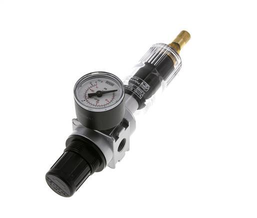 Filter-Regelaar G1/4'' 1450l/min 0,5-10,0bar/7-145psi 40 mm Manometer Multifix 0