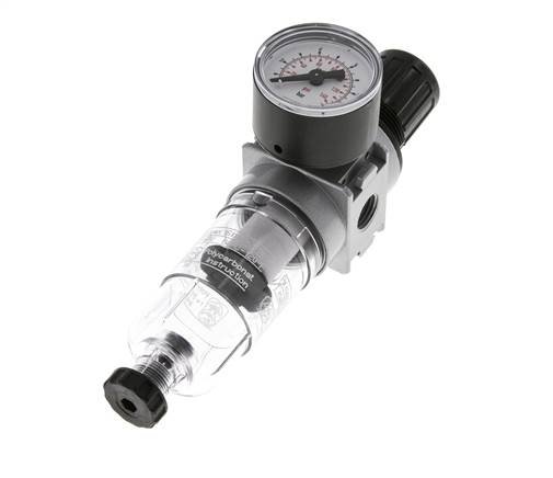 Filter-Regelaar G1/4'' 1450l/min 0.2-6.0bar/3-87psi 40 mm Manometer Multifix 0