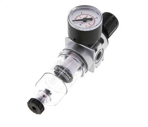 Filter-Regelaar G1/4'' 1450l/min 0,5-10,0bar/7-145psi 40 mm Manometer Multifix 0