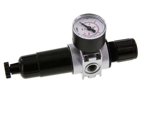 Filter-Regelaar G1/4'' 1450l/min 0,5-10,0bar/7-145psi 40 mm Manometer Multifix 0